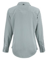 Cutter & Buck Women's Skyline Recycled Gingham Long Sleeve Spread Collar Dress Shirt-4