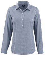 Cutter & Buck Women's Skyline Recycled Gingham Long Sleeve Spread Collar Dress Shirt-8