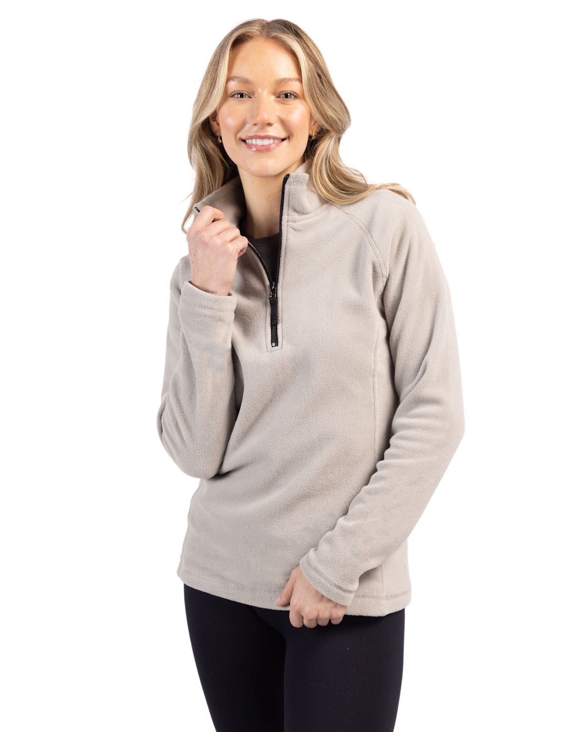 Clique Women's Summit Performance Fleece Half Zip Jacket-4