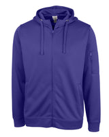 Clique Men's Lift Solution-dyed Performance Full Zip Hooded Sweatshirt-2