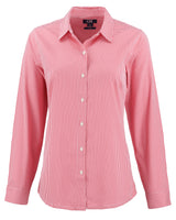 Cutter & Buck Women's Skyline Recycled Gingham Long Sleeve Spread Collar Dress Shirt-4