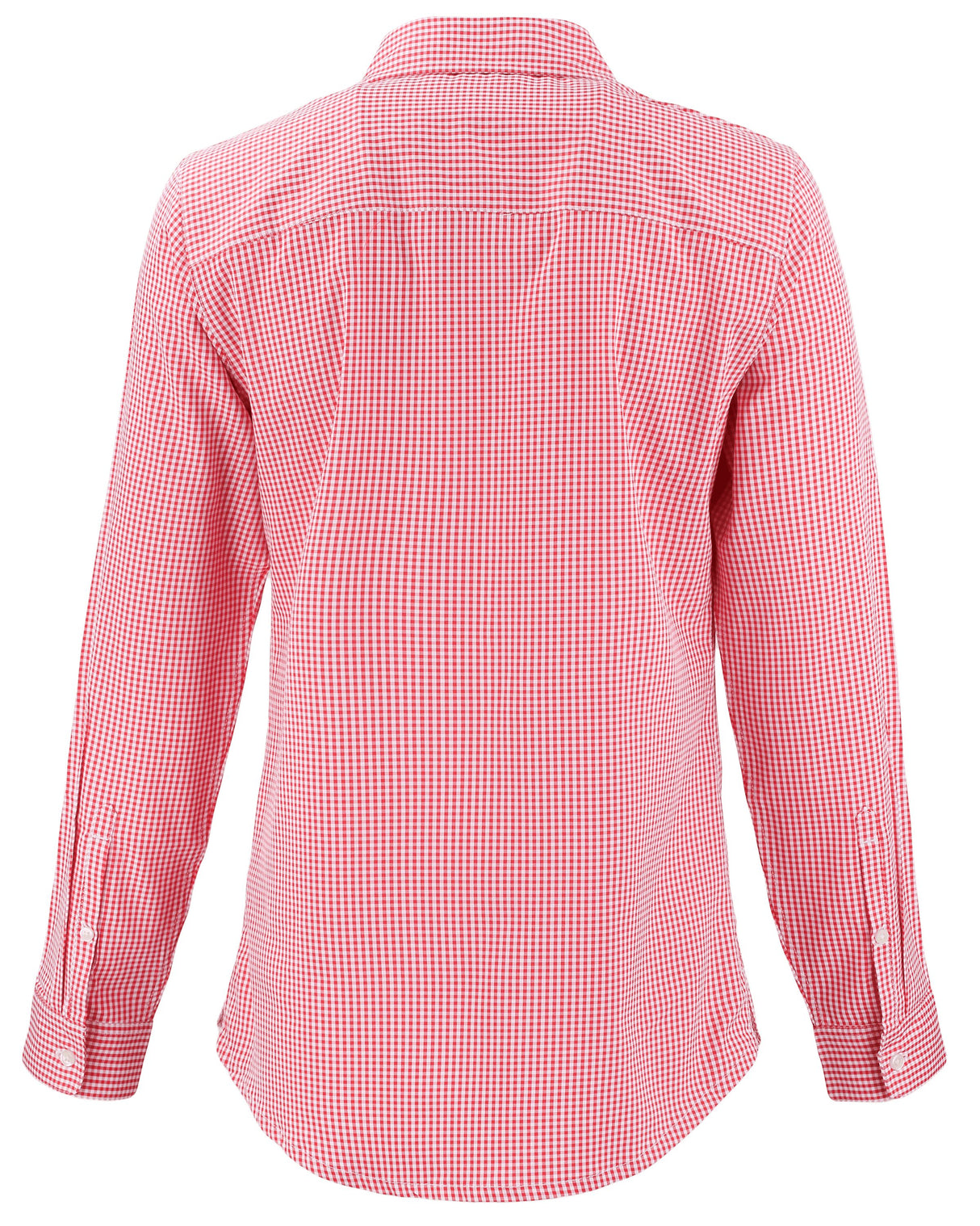 Cutter & Buck Women's Skyline Recycled Gingham Long Sleeve Spread Collar Dress Shirt-6