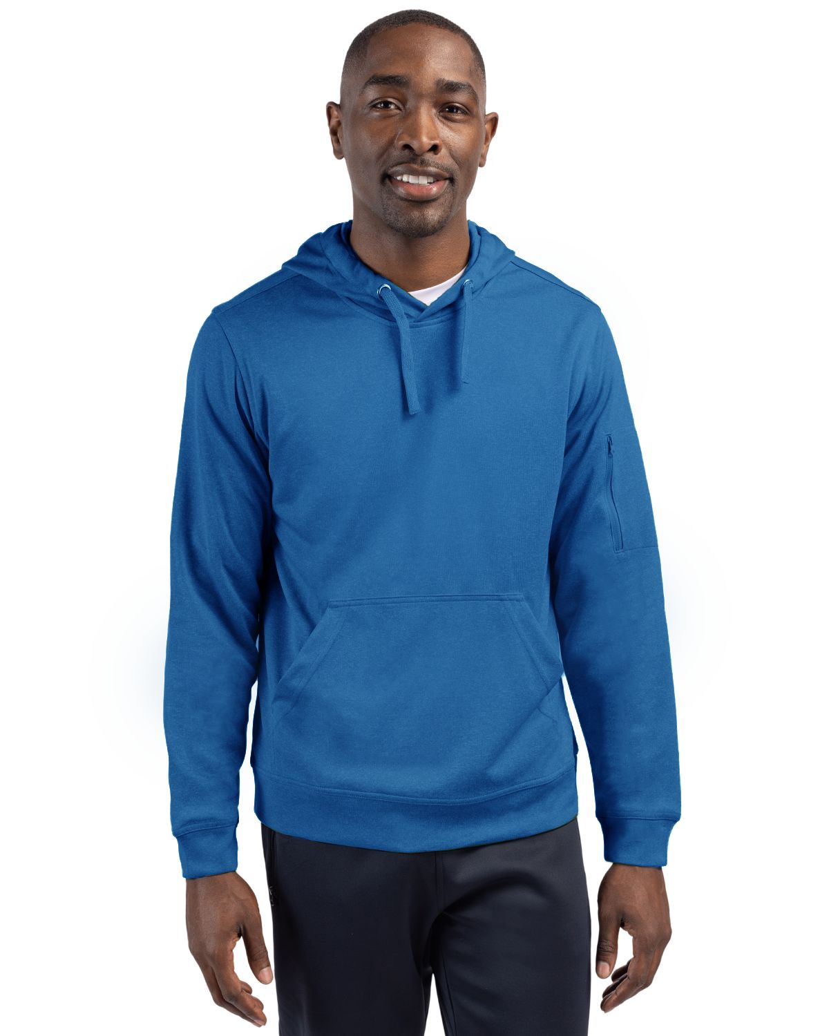 Clique Men's Lift Solution-dyed Performance Hooded Pullover Sweatshirt-4