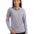 Cutter & Buck Women's Skyline Recycled Gingham Long Sleeve Spread Collar Dress Shirt-1