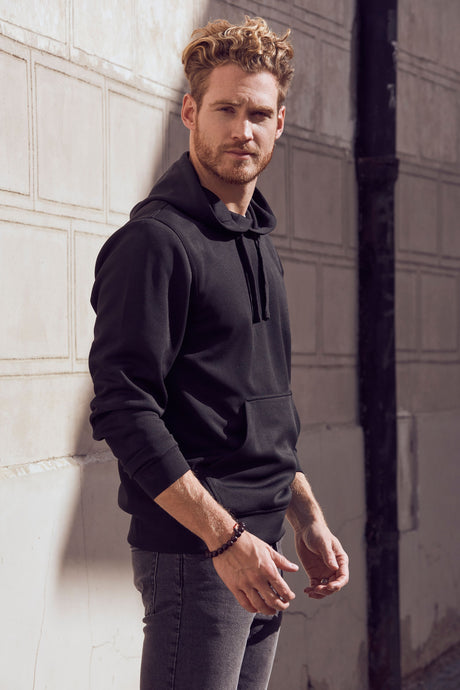 Clique Men's Lift Solution-dyed Performance Hooded Pullover Sweatshirt-1