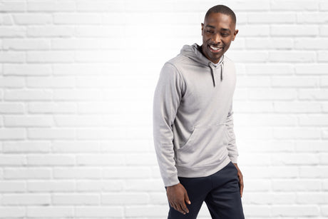 Clique Men's Lift Solution-dyed Performance Hooded Pullover Sweatshirt-1