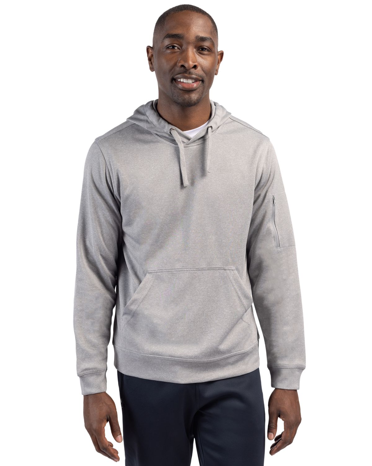 Clique Men's Lift Solution-dyed Performance Hooded Pullover Sweatshirt-5