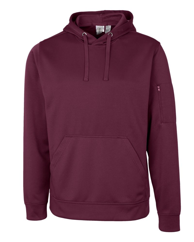 Clique Men's Lift Solution-dyed Performance Hooded Pullover Sweatshirt-2