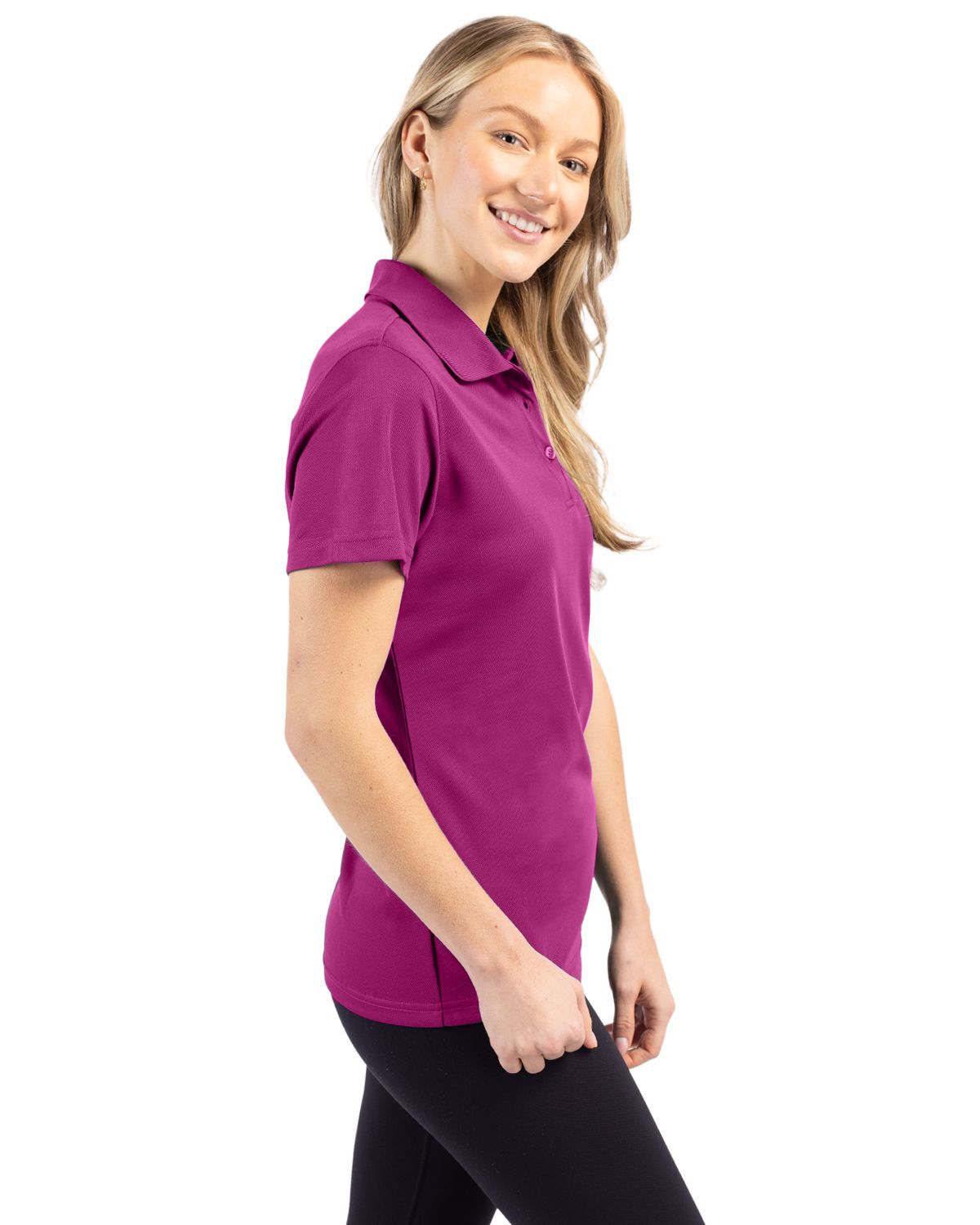 Clique Women's Spin Solution-dyed Performance Pique Polo-5
