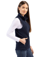 Cutter & Buck Women's Cascade Epic Comfort Recycled Sherpa Fleece Full Zip Vest-9