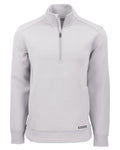Cutter & Buck Men's Roam Recycled Buttery-Soft Knit Quarter Zip Jacket-1