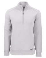 Cutter & Buck Men's Roam Recycled Buttery-Soft Knit Quarter Zip Jacket-1