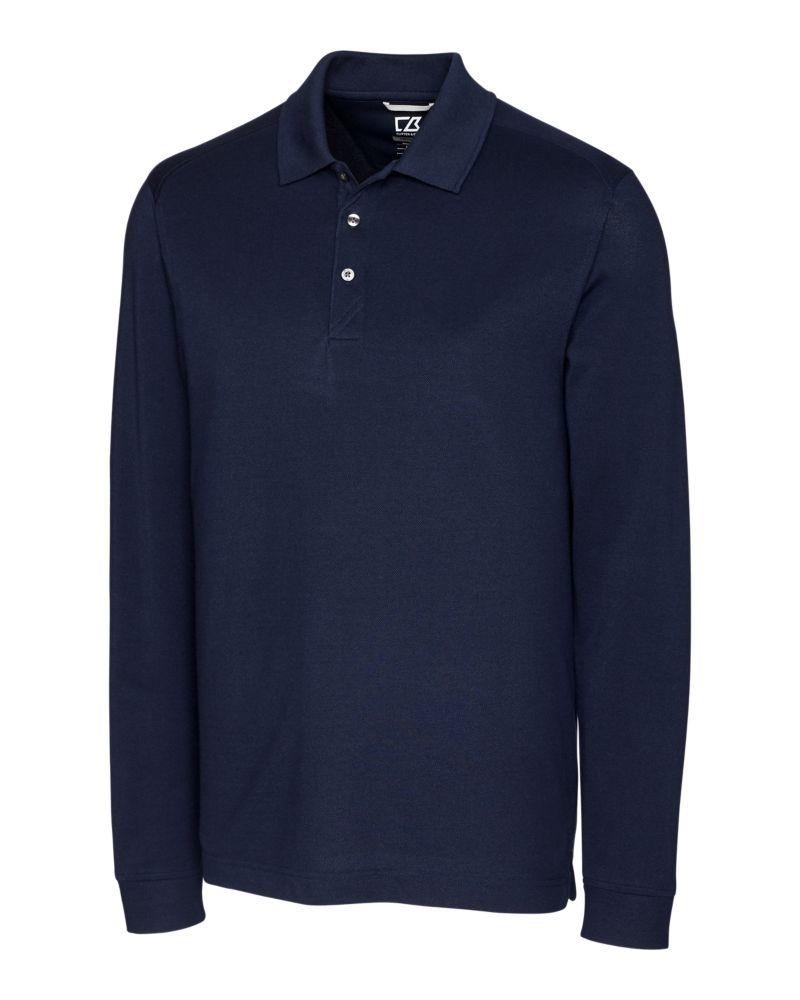 Cutter & Buck Men's Advantage Cotton-Blend Pique Long Sleeve Polo-7
