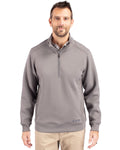 Cutter & Buck Men's Roam Recycled Buttery-Soft Knit Quarter Zip Jacket-1