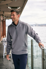 Cutter & Buck Men's Roam Recycled Buttery-Soft Knit Quarter Zip Jacket-4