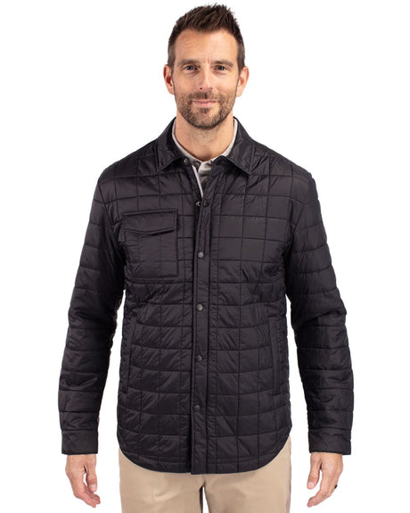Cutter & Buck Men's Rainier Big & Tall Full Zip Shirt Jacket-1