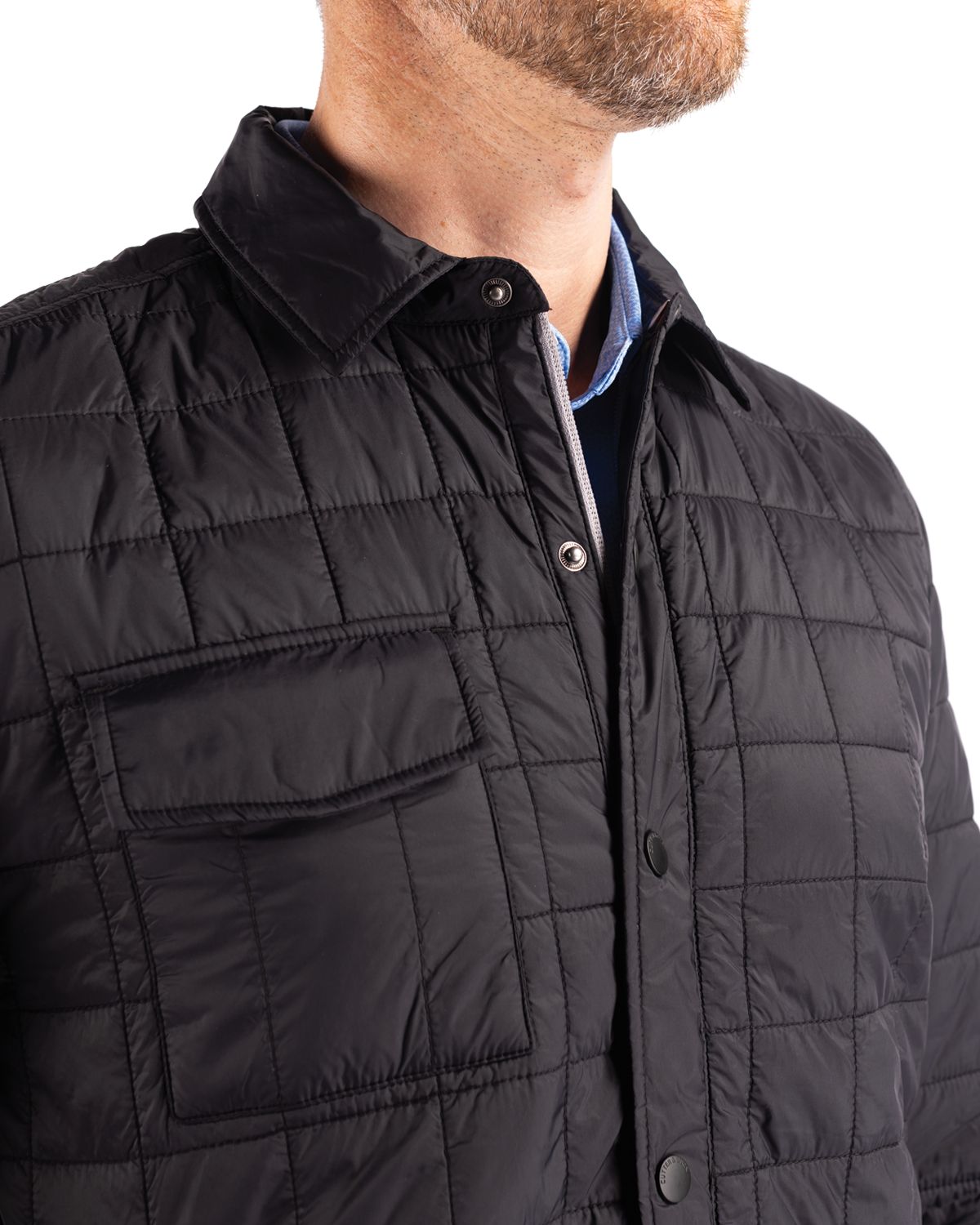 Cutter & Buck Men's Rainier Big & Tall Full Zip Shirt Jacket-7