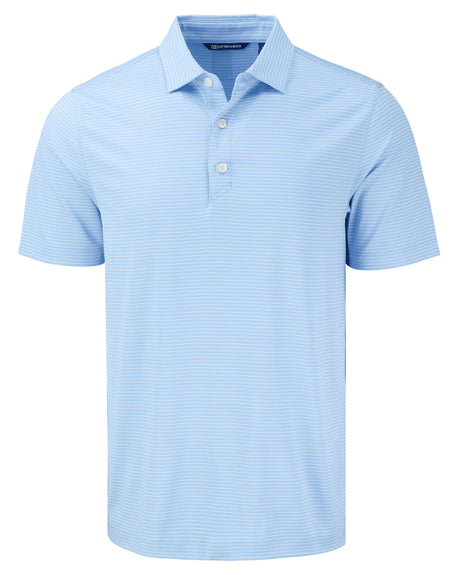 Cutter & Buck Men's Forge Recycled Fine Line Stripe Four-Way Stretch Polo-1