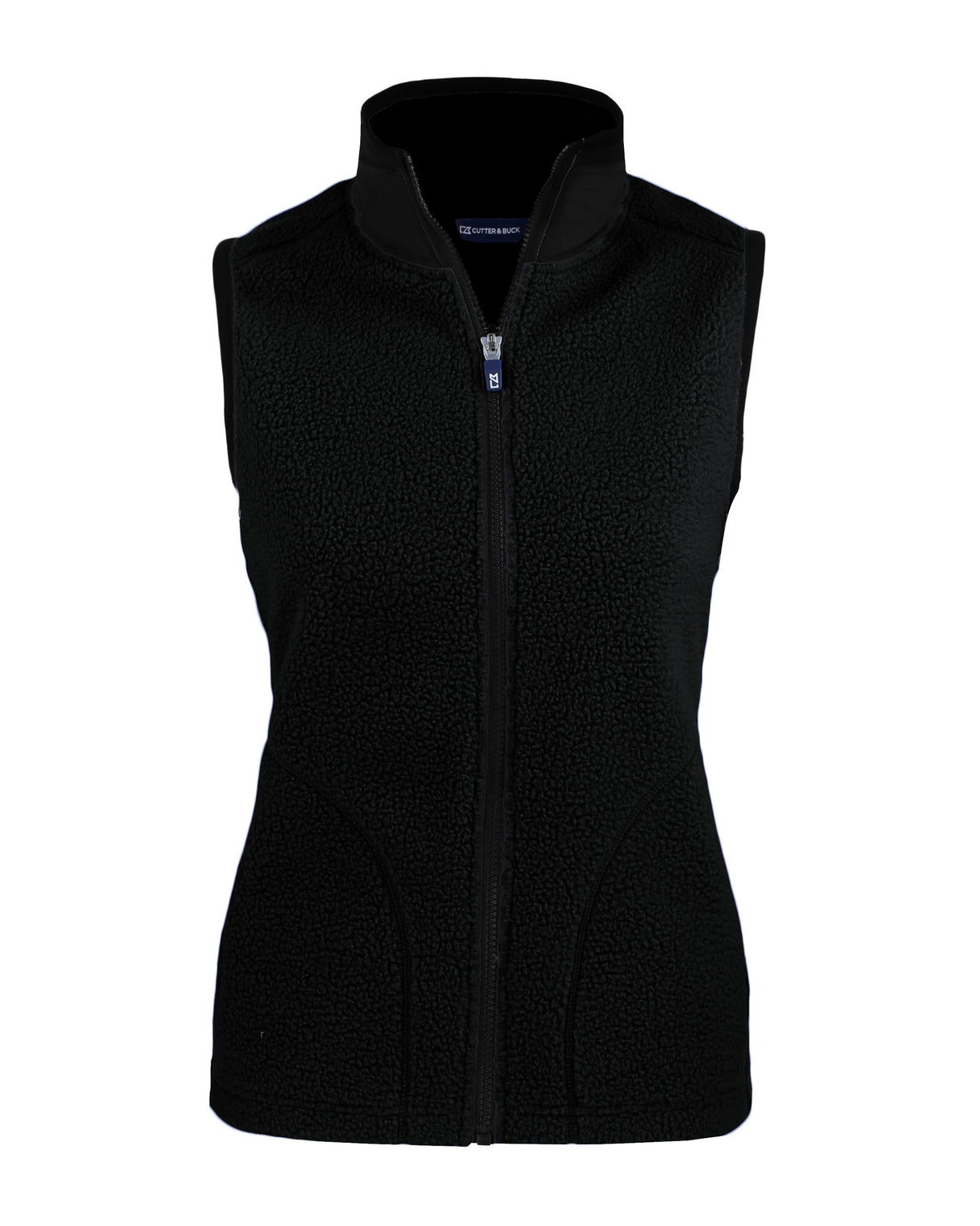 Cutter & Buck Women's Cascade Epic Comfort Recycled Sherpa Fleece Full Zip Vest-1