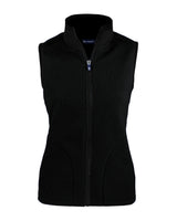 Cutter & Buck Women's Cascade Epic Comfort Recycled Sherpa Fleece Full Zip Vest-1