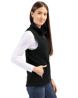 Cutter & Buck Women's Cascade Epic Comfort Recycled Sherpa Fleece Full Zip Vest-6