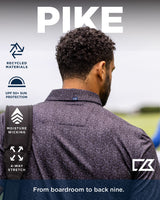 Cutter & Buck Men's Pike Recycled Symmetry Print Polo-4