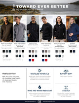 Cutter & Buck Men's Roam Recycled Buttery-Soft Knit Quarter Zip Jacket-5