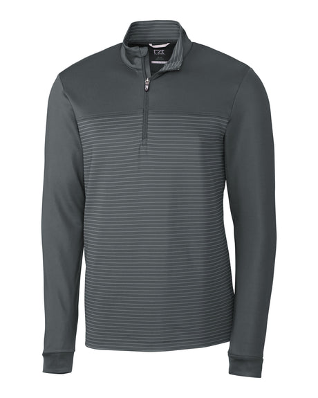 Cutter & Buck Men's Traverse Stripe Quarter Zip Pullover-1