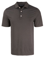 Cutter & Buck Men's Forge Recycled Fine Line Stripe Four-Way Stretch Polo-2