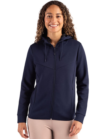 Clique Women's Haven Recycled Full Zip Hooded Sweatshirt-1