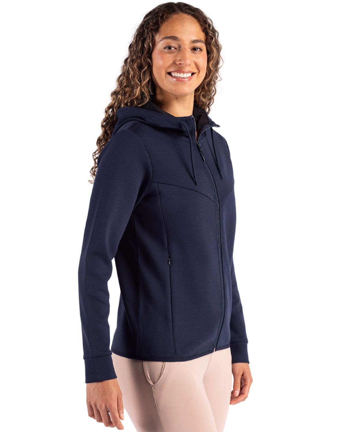 Clique Women's Haven Recycled Full Zip Hooded Sweatshirt-3