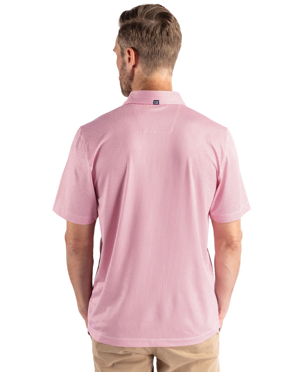 Cutter & Buck Men's Pike Recycled Symmetry Print Polo-6