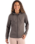 Clique Women's Haven Recycled Full Zip Hooded Sweatshirt-1