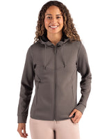 Clique Women's Haven Recycled Full Zip Hooded Sweatshirt-1