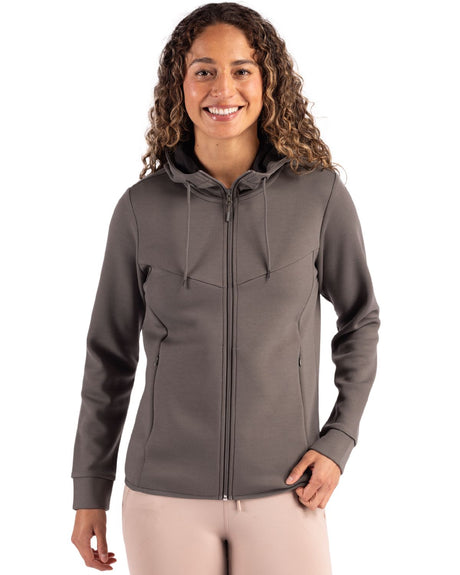 Clique Women's Haven Recycled Full Zip Hooded Sweatshirt-1