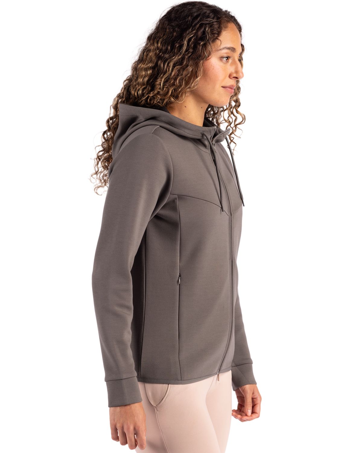 Clique Women's Haven Recycled Full Zip Hooded Sweatshirt-3
