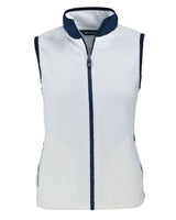 Cutter & Buck Women's Cascade Epic Comfort Recycled Sherpa Fleece Full Zip Vest-2