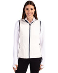 Cutter & Buck Women's Cascade Epic Comfort Recycled Sherpa Fleece Full Zip Vest-4