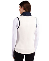 Cutter & Buck Women's Cascade Epic Comfort Recycled Sherpa Fleece Full Zip Vest-5