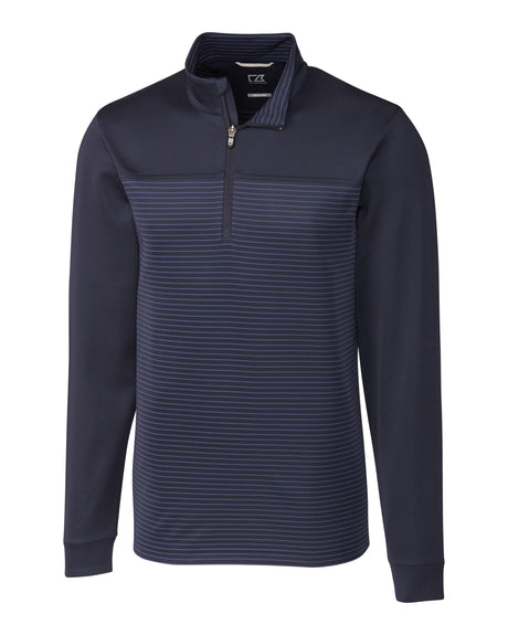 Cutter & Buck Men's Traverse Stripe Quarter Zip Pullover-1
