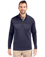 Cutter & Buck Men's Traverse Stripe Quarter Zip Pullover-10