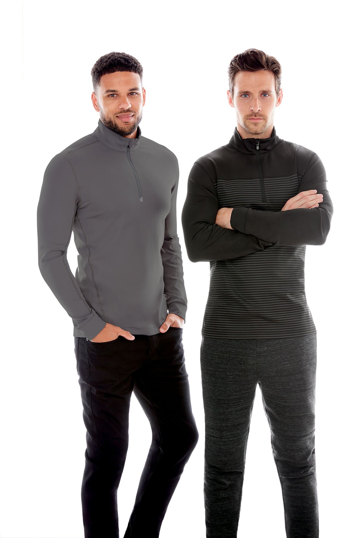 Cutter & Buck Men's Traverse Stripe Quarter Zip Pullover-3