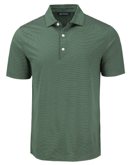 Cutter & Buck Men's Forge Recycled Fine Line Stripe Four-Way Stretch Polo-1