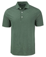 Cutter & Buck Men's Forge Recycled Fine Line Stripe Four-Way Stretch Polo-2