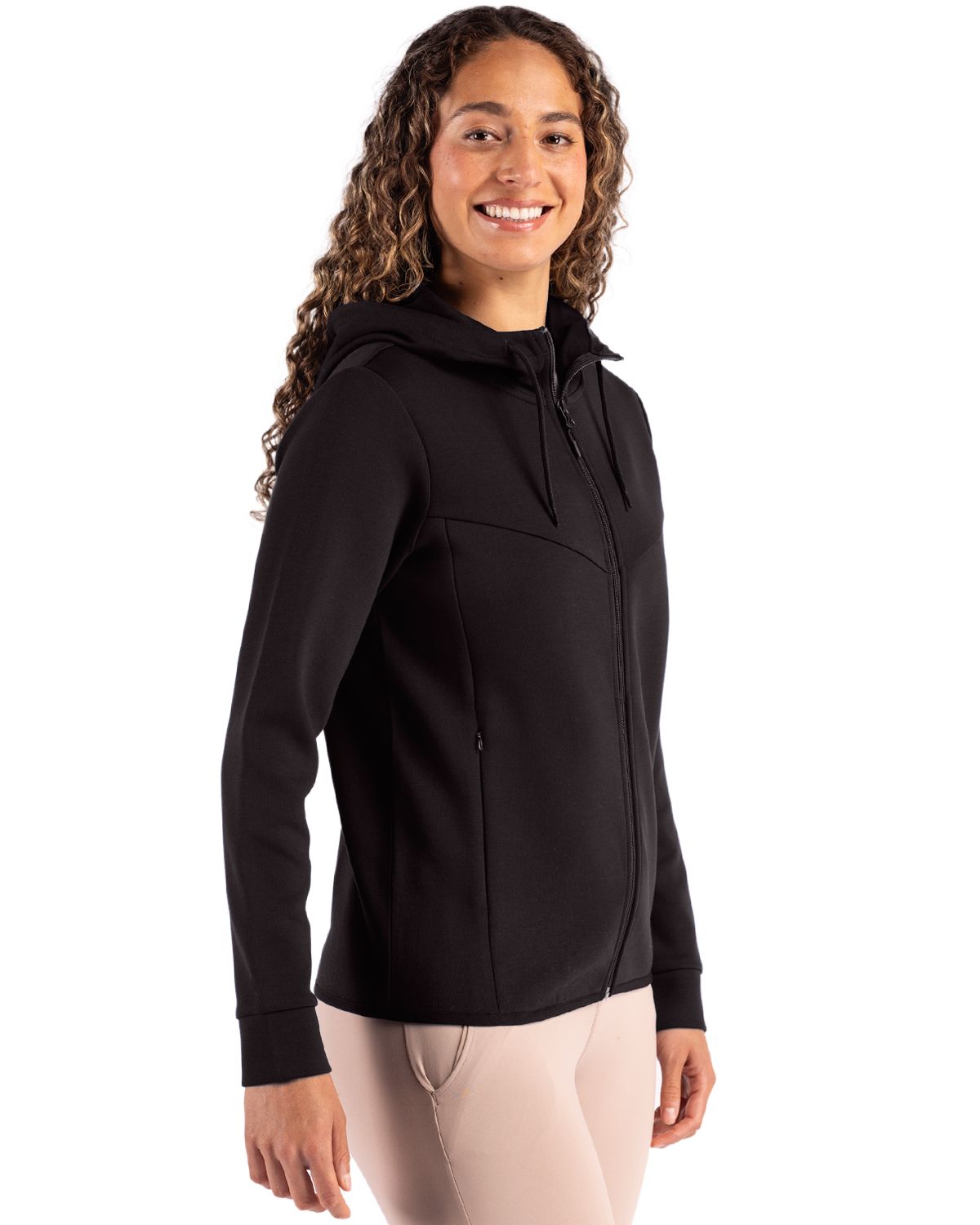 Clique Women's Haven Recycled Full Zip Hooded Sweatshirt-4