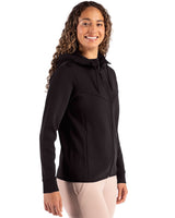 Clique Women's Haven Recycled Full Zip Hooded Sweatshirt-4