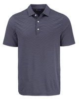Cutter & Buck Men's Forge Recycled Fine Line Stripe Four-Way Stretch Polo-2