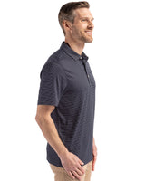 Cutter & Buck Men's Forge Recycled Fine Line Stripe Four-Way Stretch Polo-7