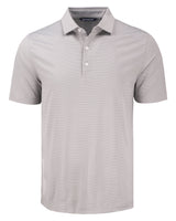 Cutter & Buck Men's Forge Recycled Fine Line Stripe Four-Way Stretch Polo-2
