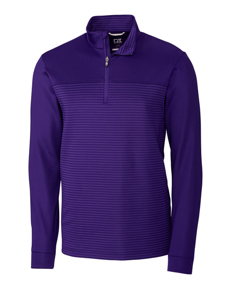 Cutter & Buck Men's Traverse Stripe Quarter Zip Pullover-1